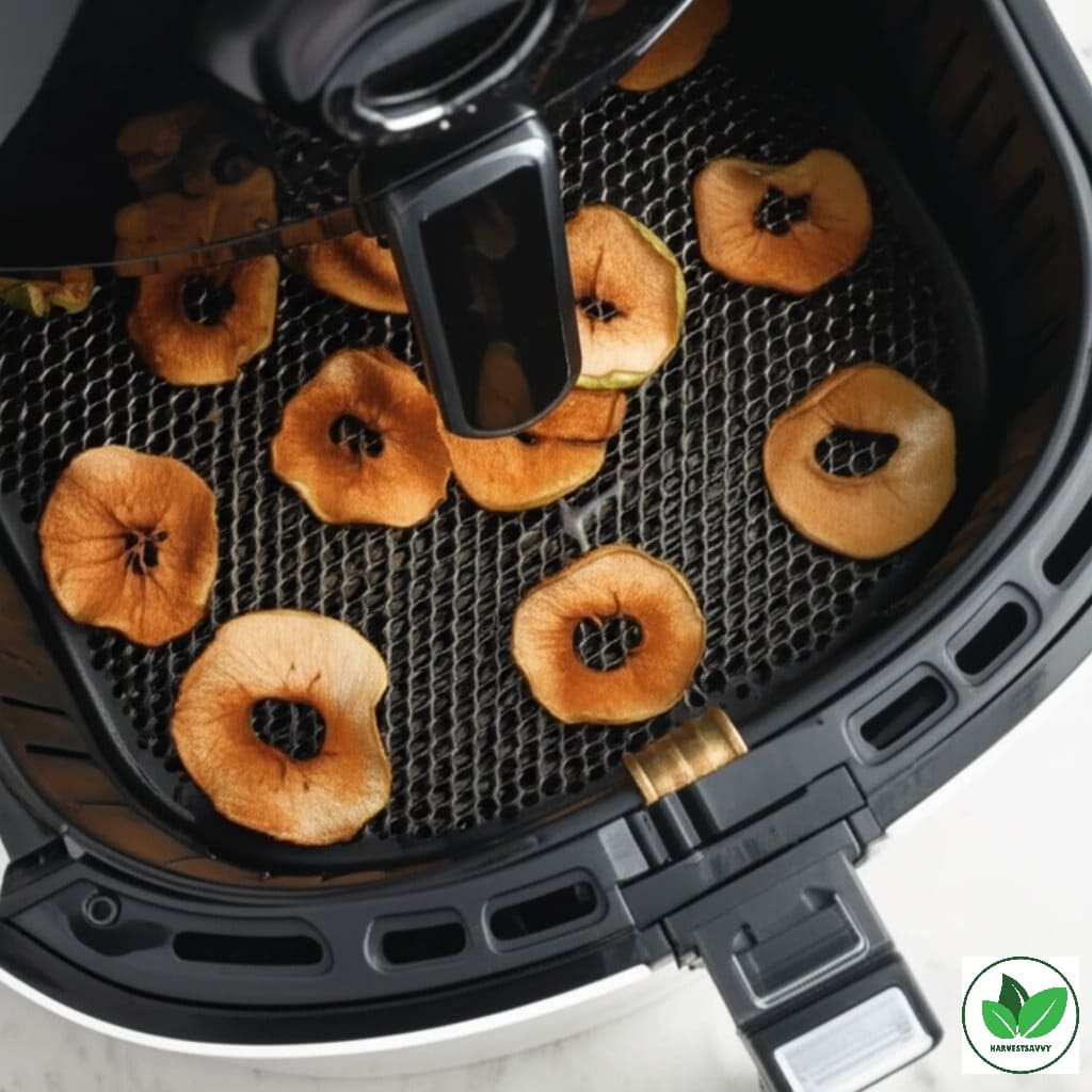 Air fryers excel at creating crispy apple chips quickly