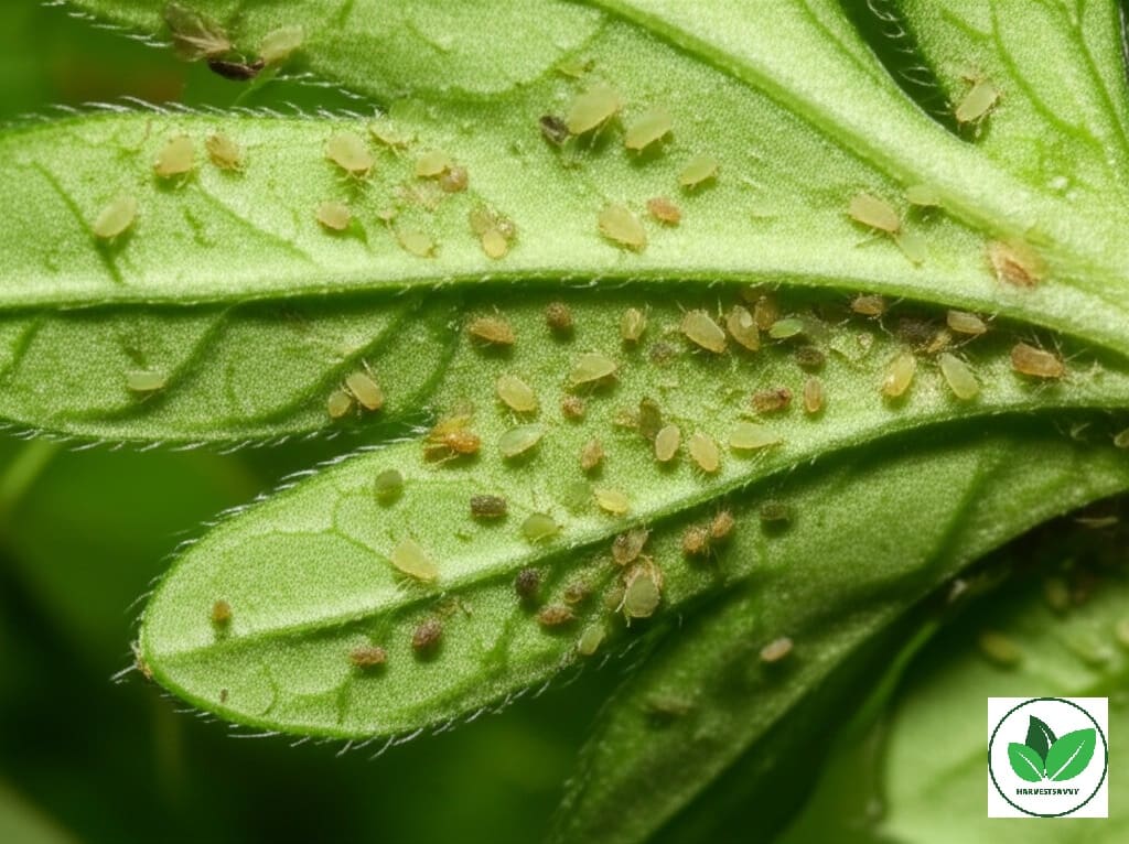 Pot mums aphids