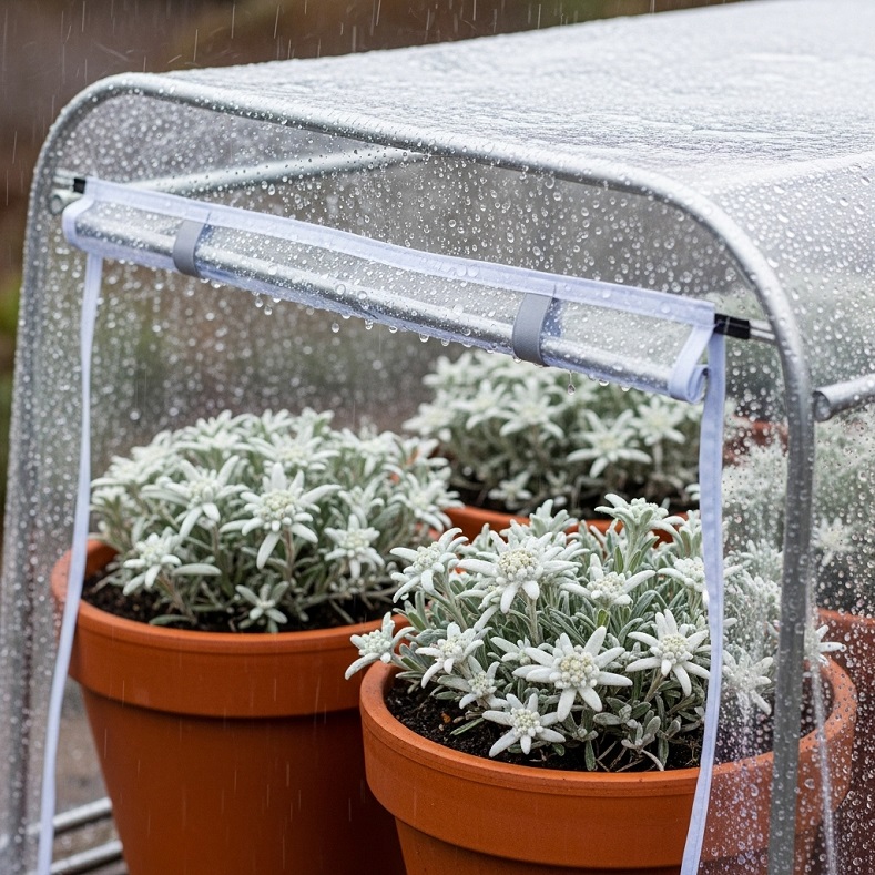Edelweiss winter protection