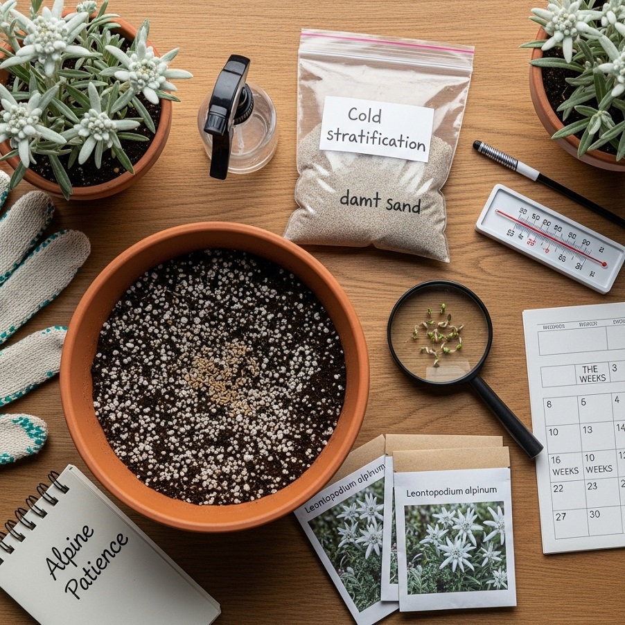 Growing edelweiss from seed