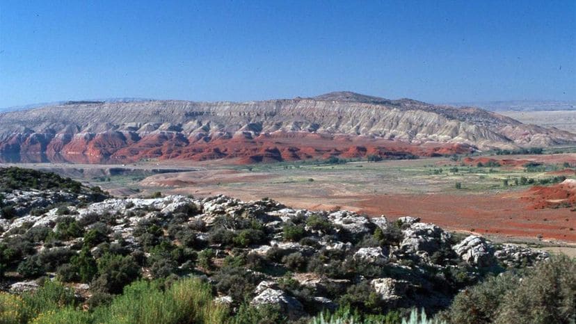 High elevation desert