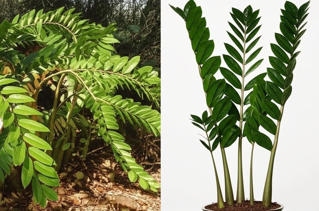 Wild vs. Cultivated ZZ plant