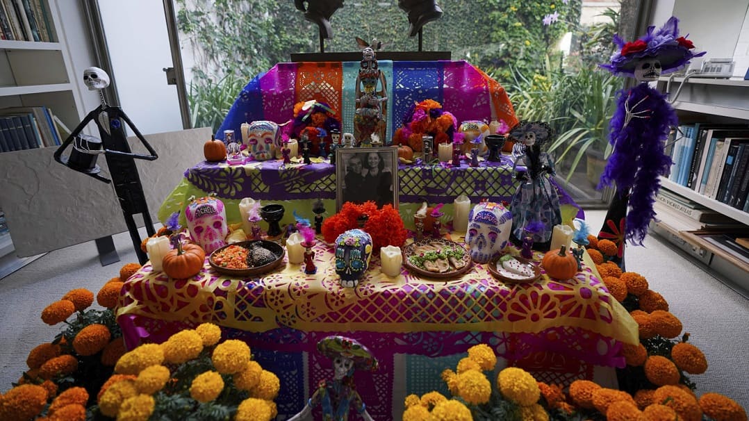 A typical family altar