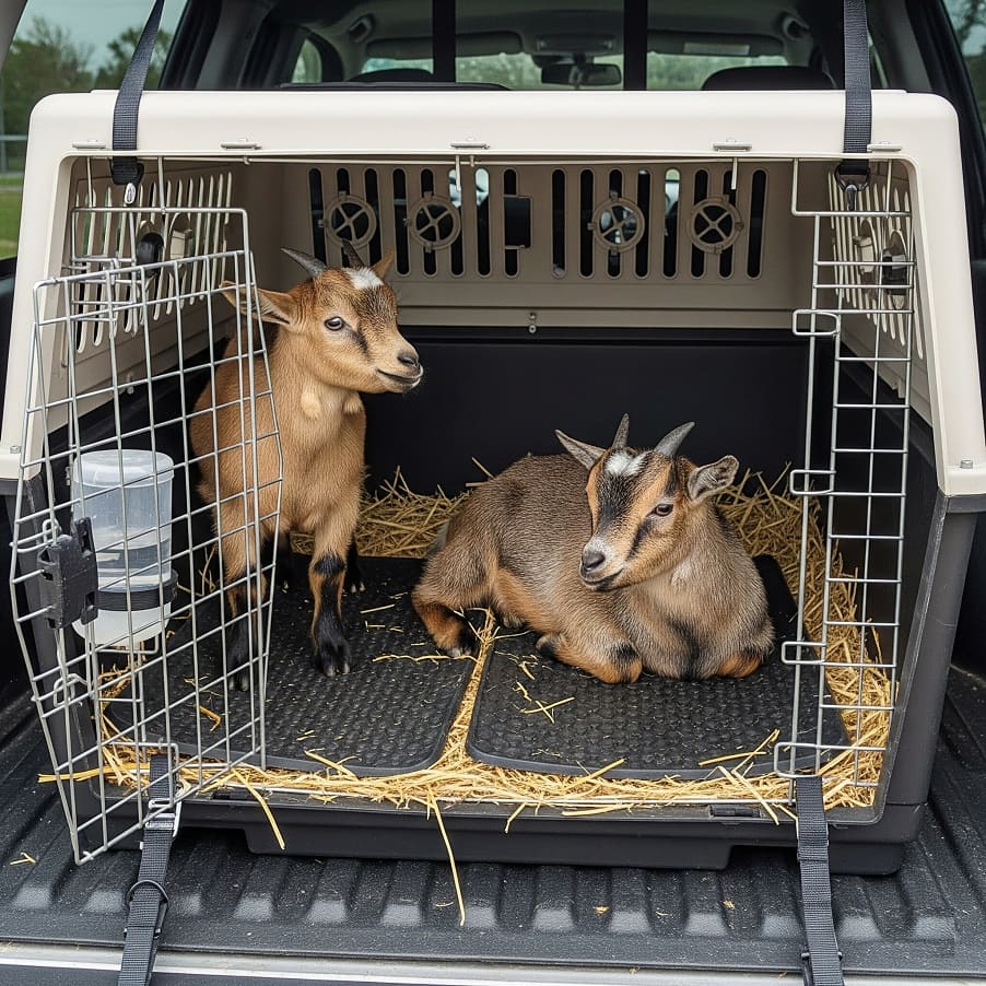 transport Pygmy Goats