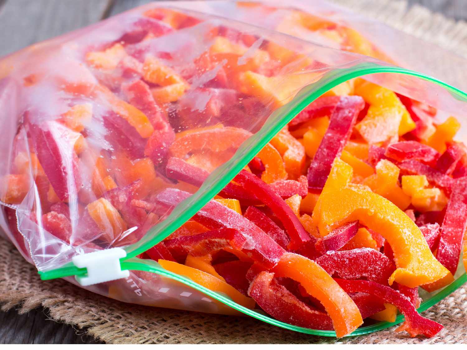 Frozen peppers