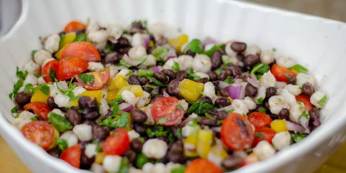 Hominy and Black Bean Salad