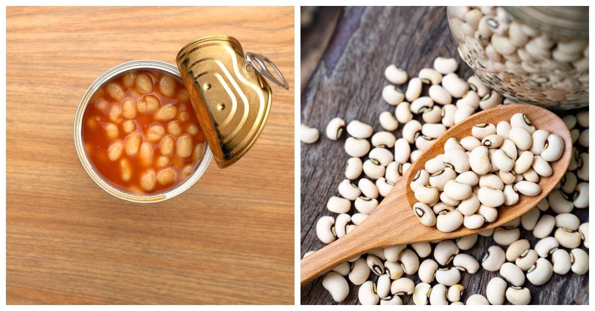 dried and canned beans