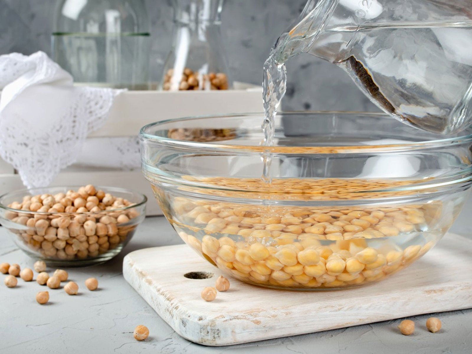 soaking beans