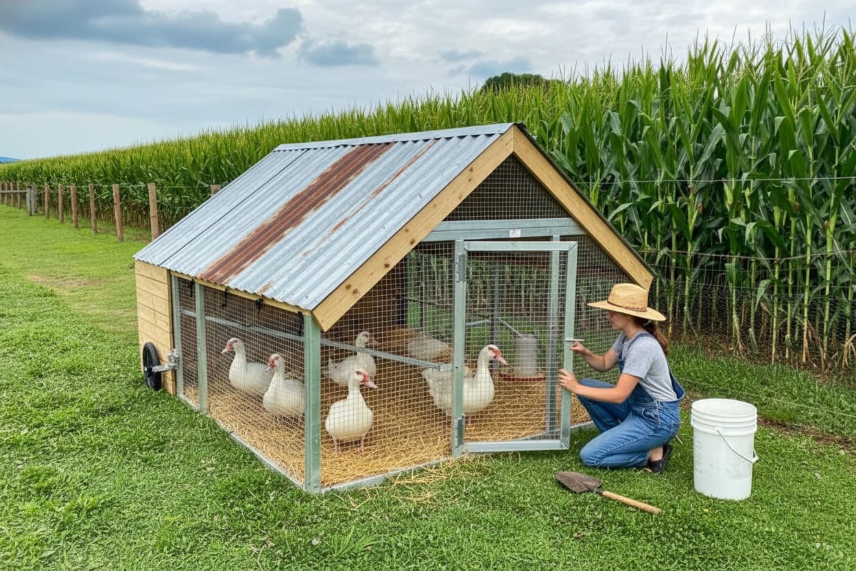 DIY Muscovy Duck coop