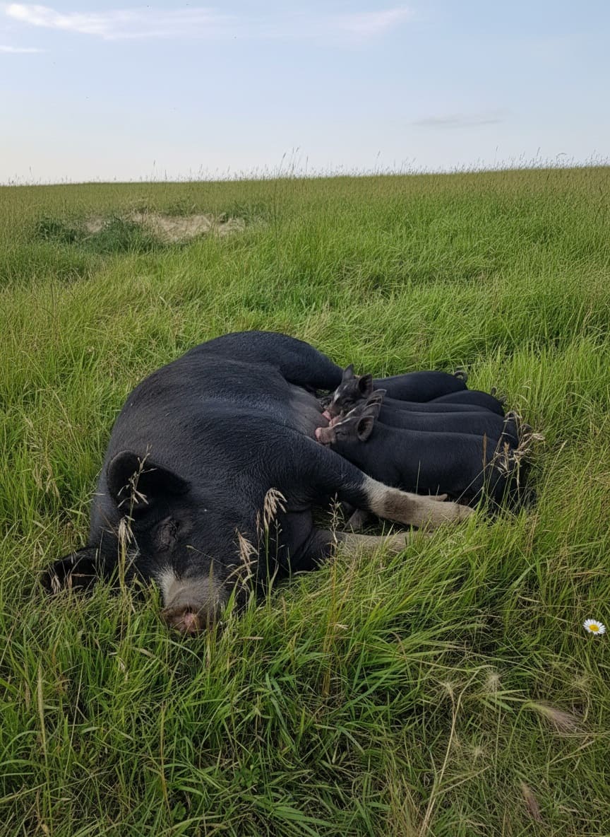 Grow Berkshire Piglets