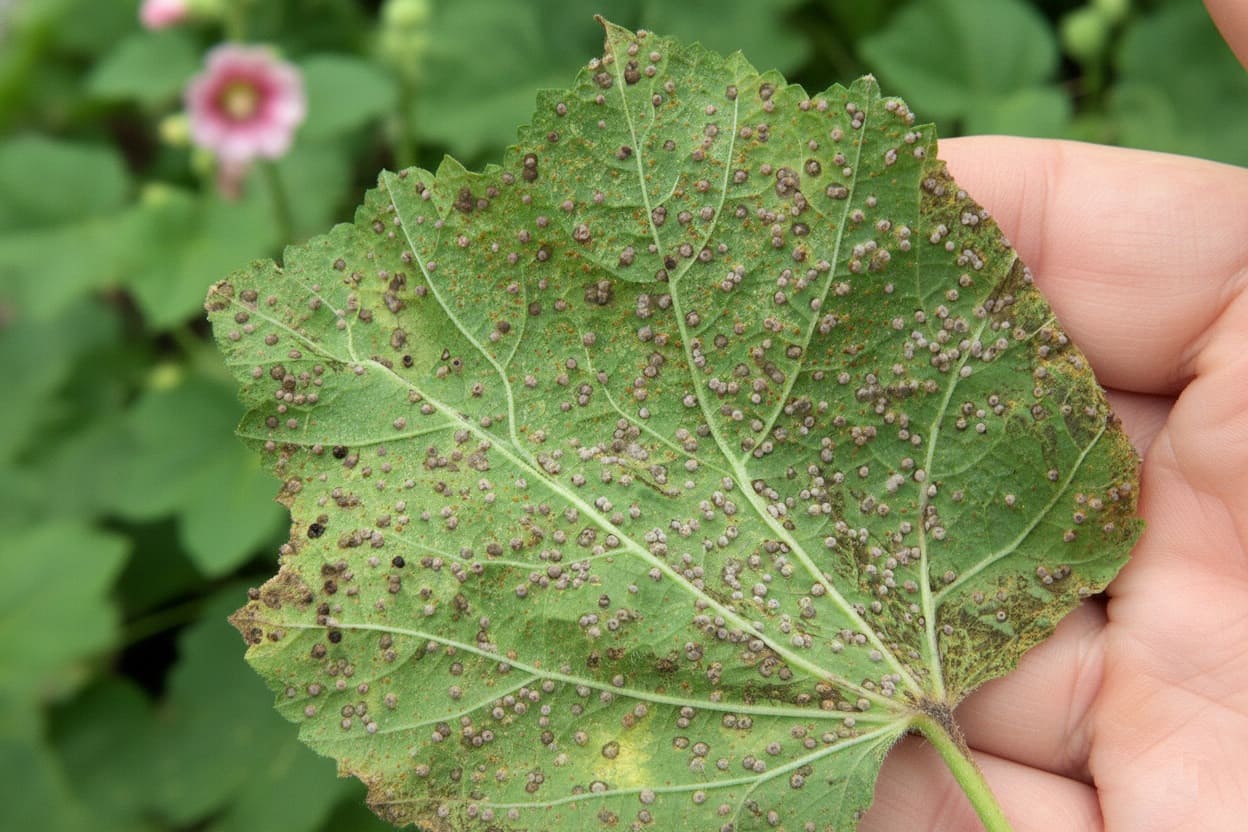 Hollyhock Rust