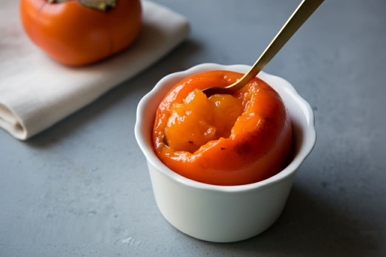 How to Eat Hachiya Persimmons