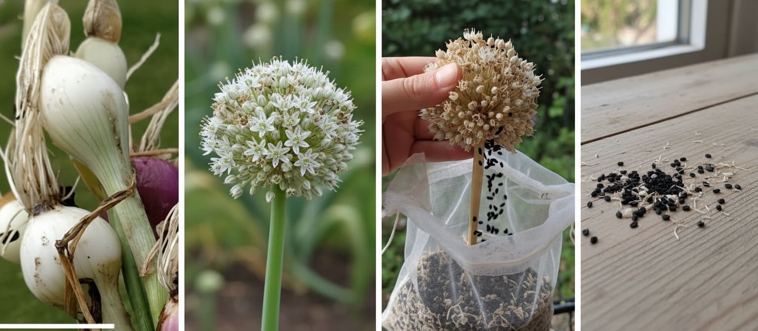 How to collect onion seeds