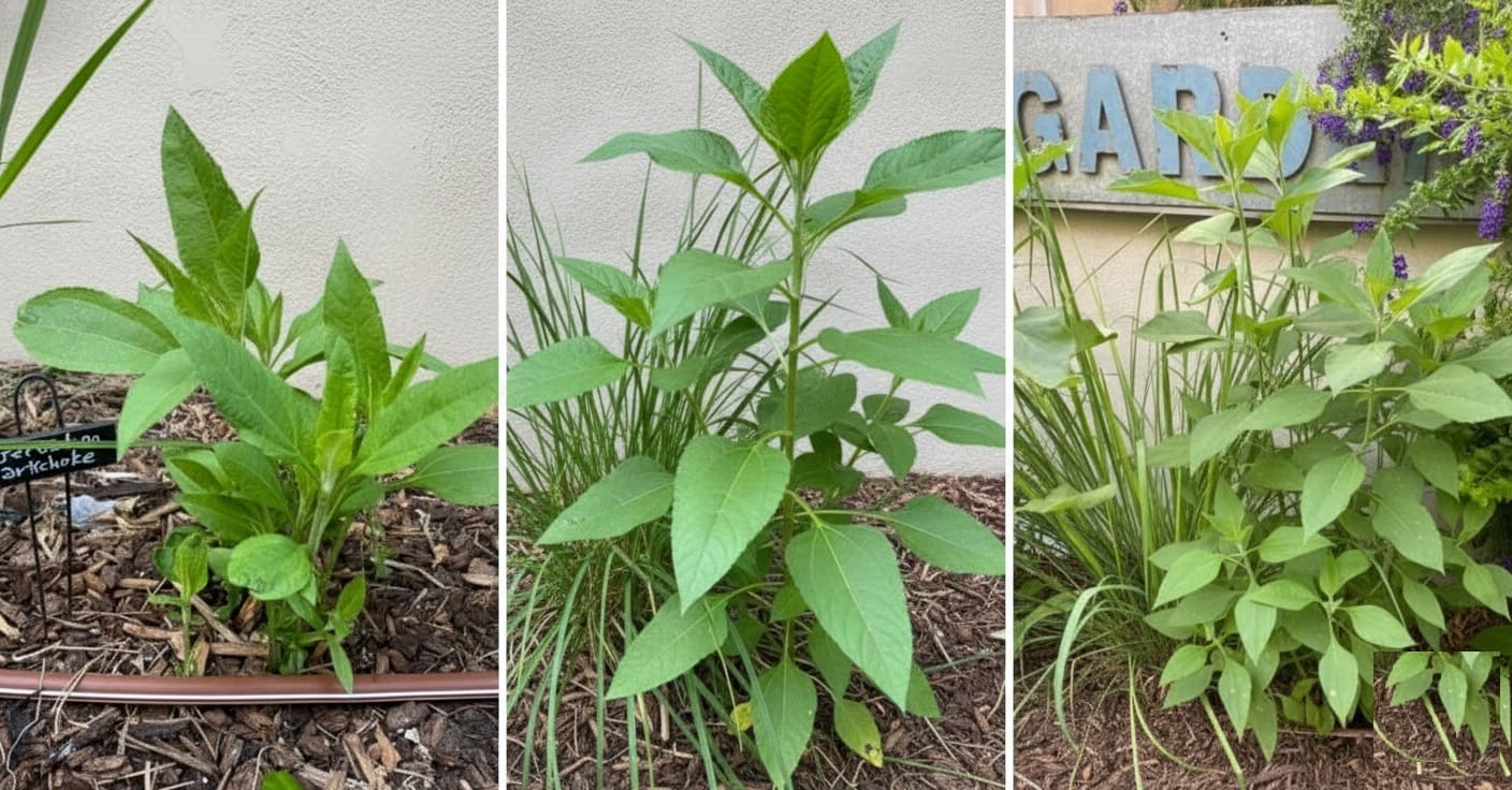 Jerusalem Artichoke plants