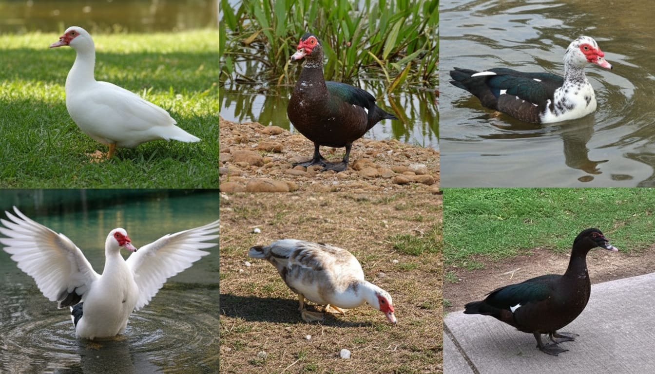 Muscovy Duck Color Varieties