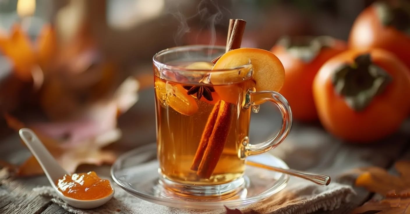 Persimmon tea