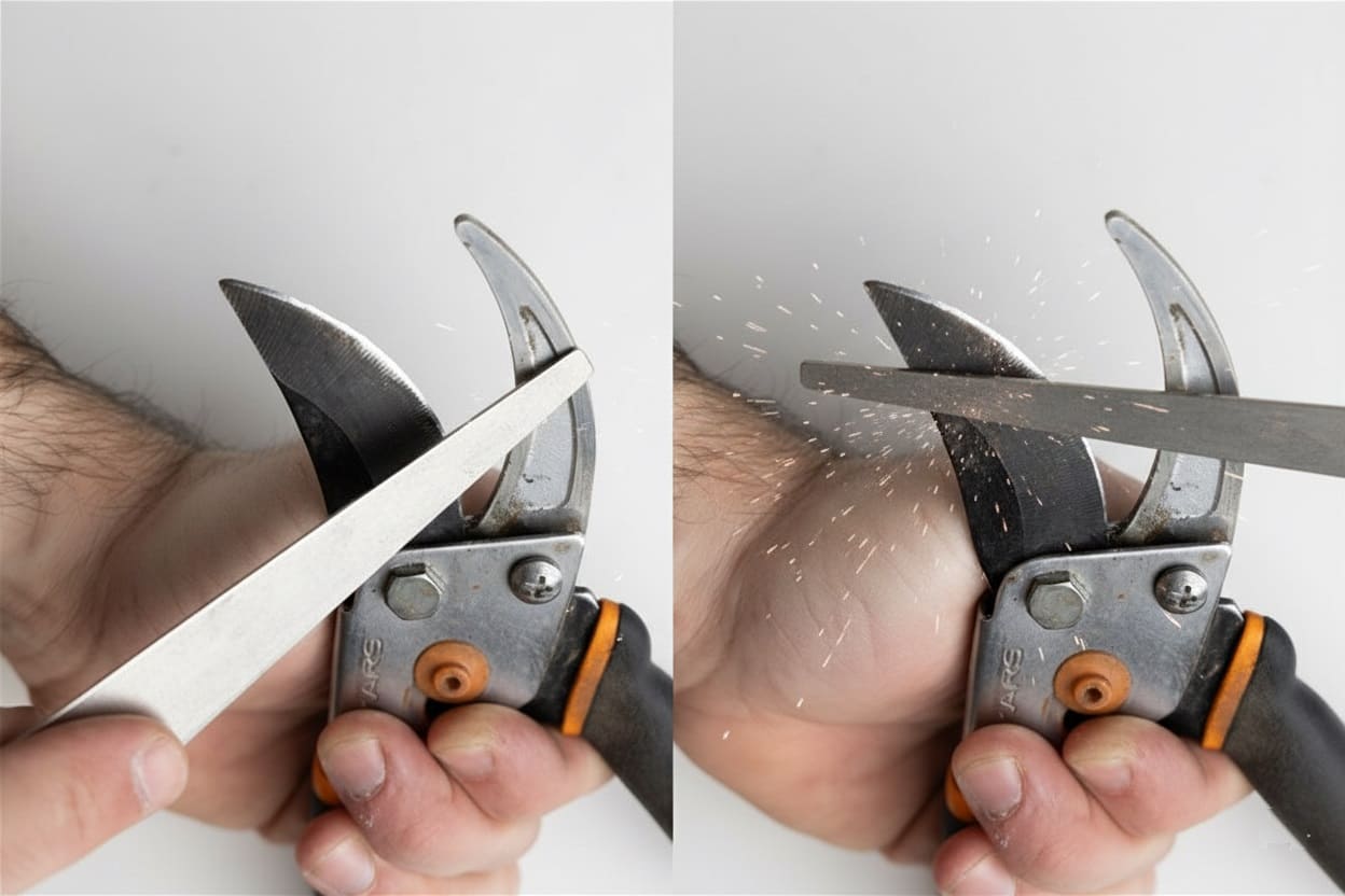 Sharpening pruner
