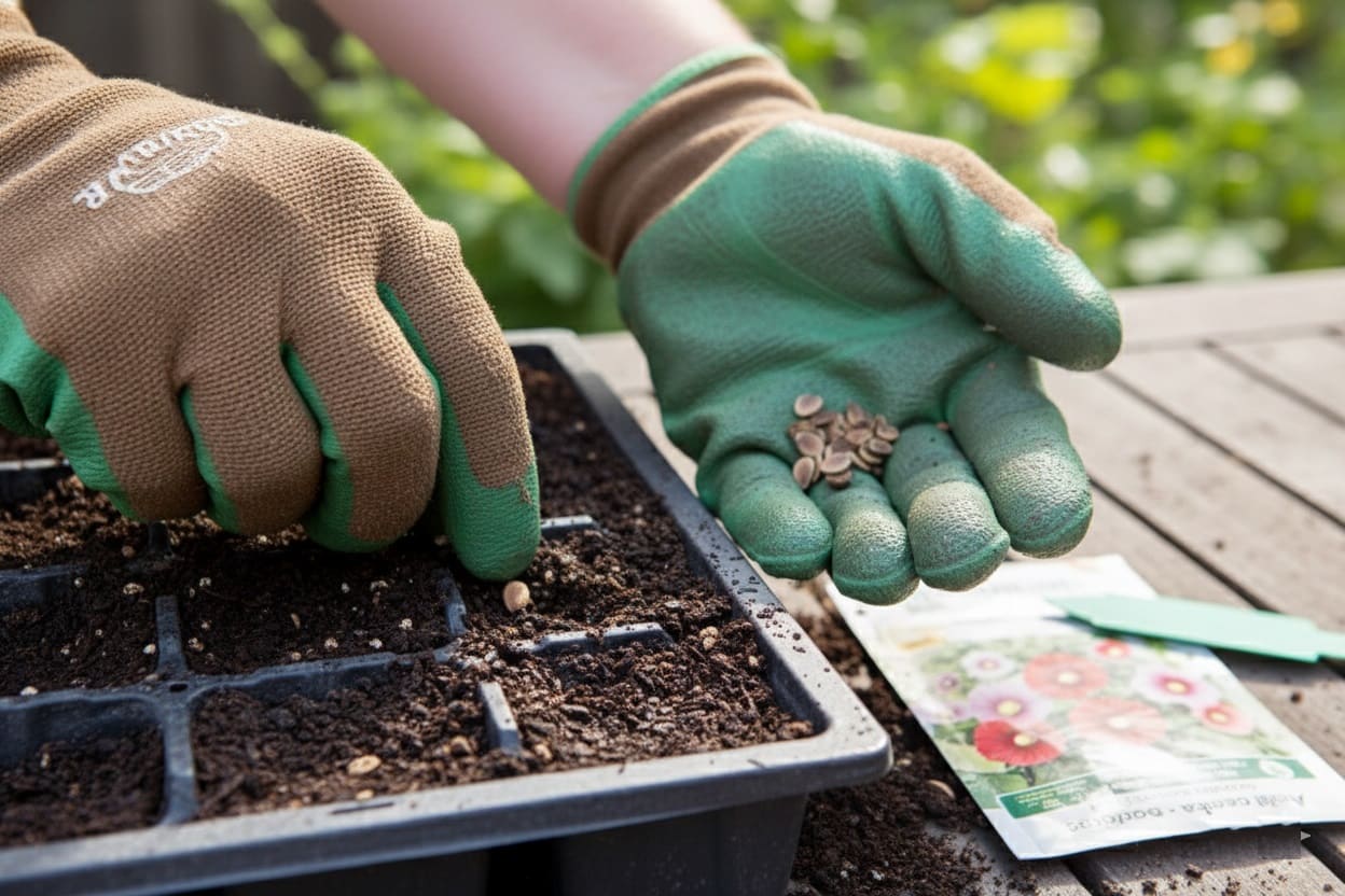 Starting Hollyhock Seeds Indoors