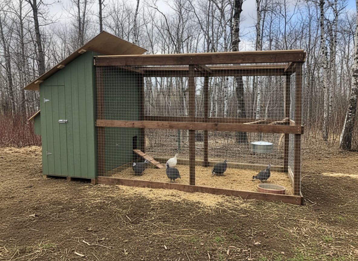 guinea fowl Coop Design