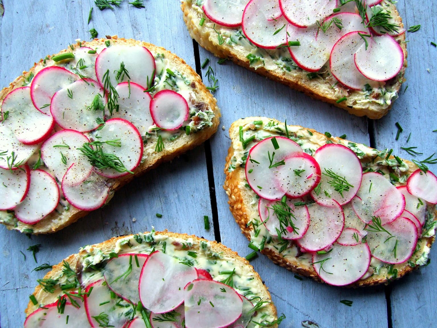 radish sandwich