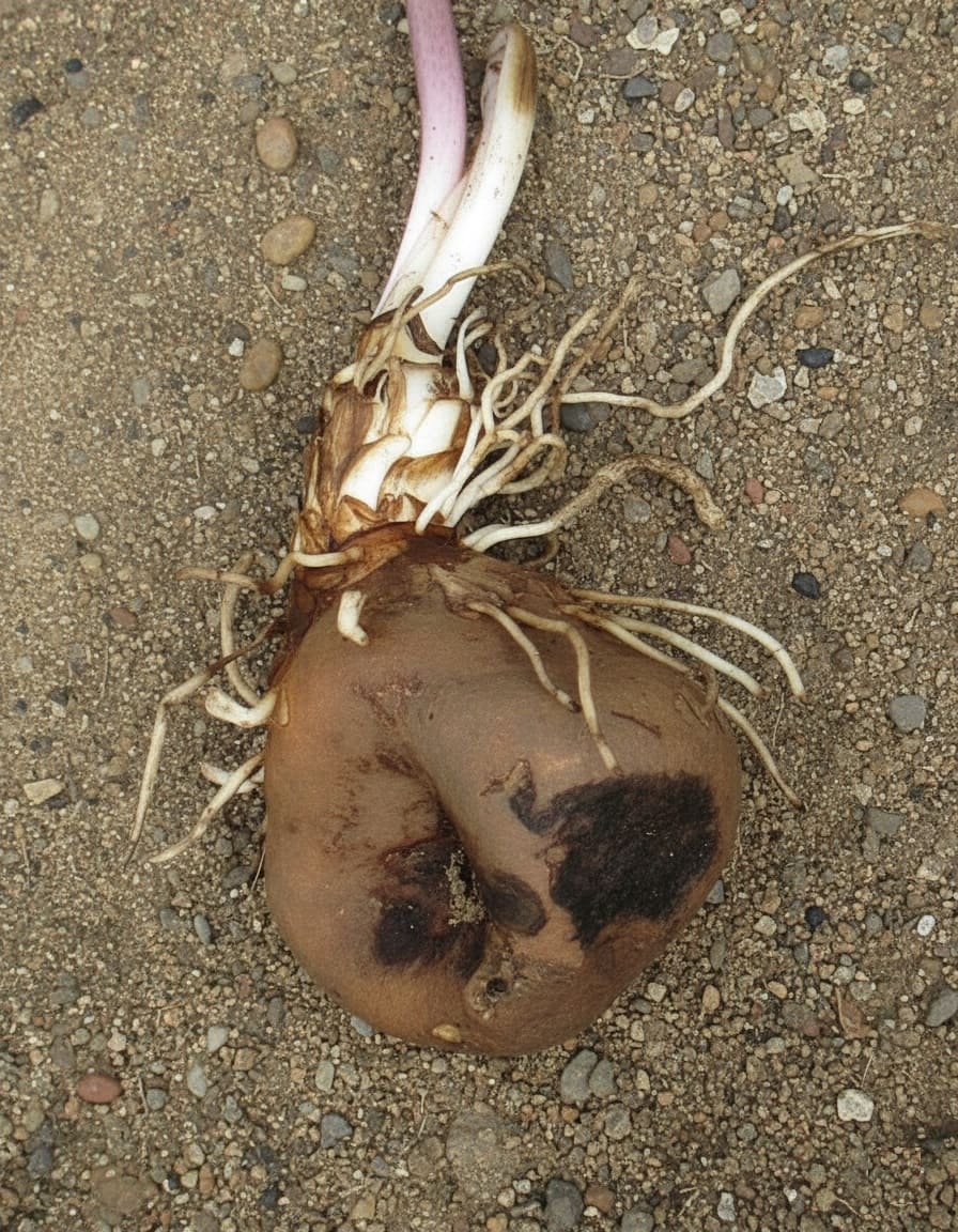 Black Bat Flower tuber