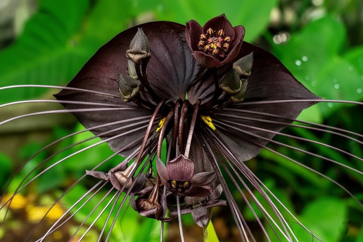 Black Bat Flower