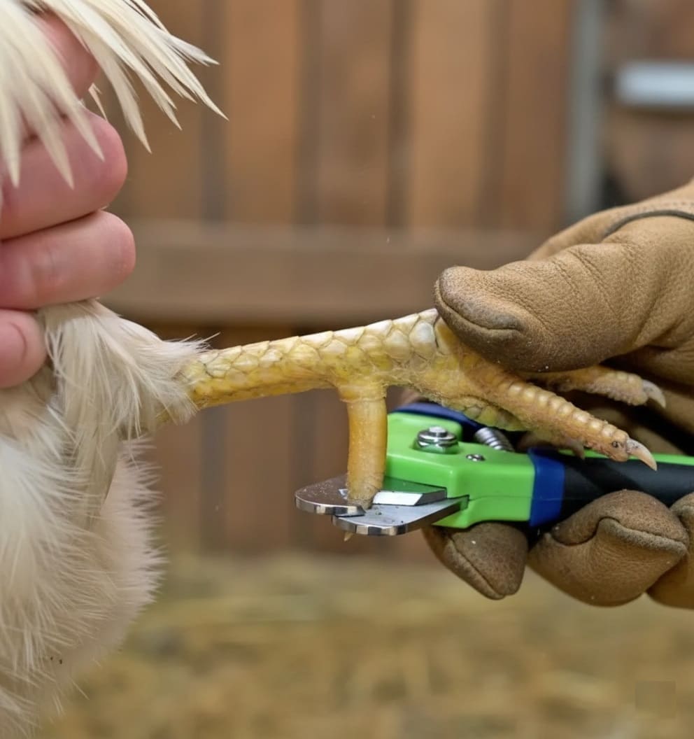 Clipping Rooster Spurs
