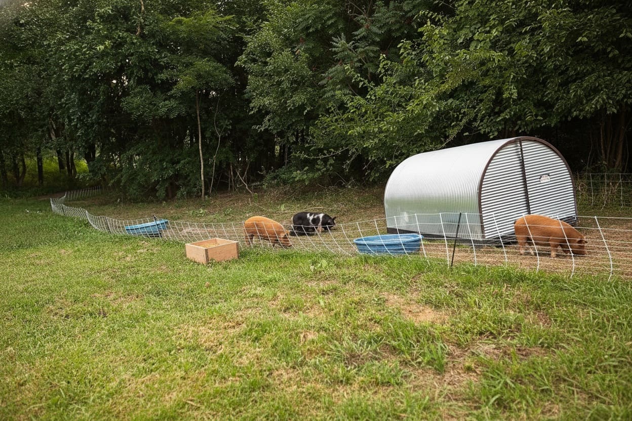 Fencing for Kunekune Pigs