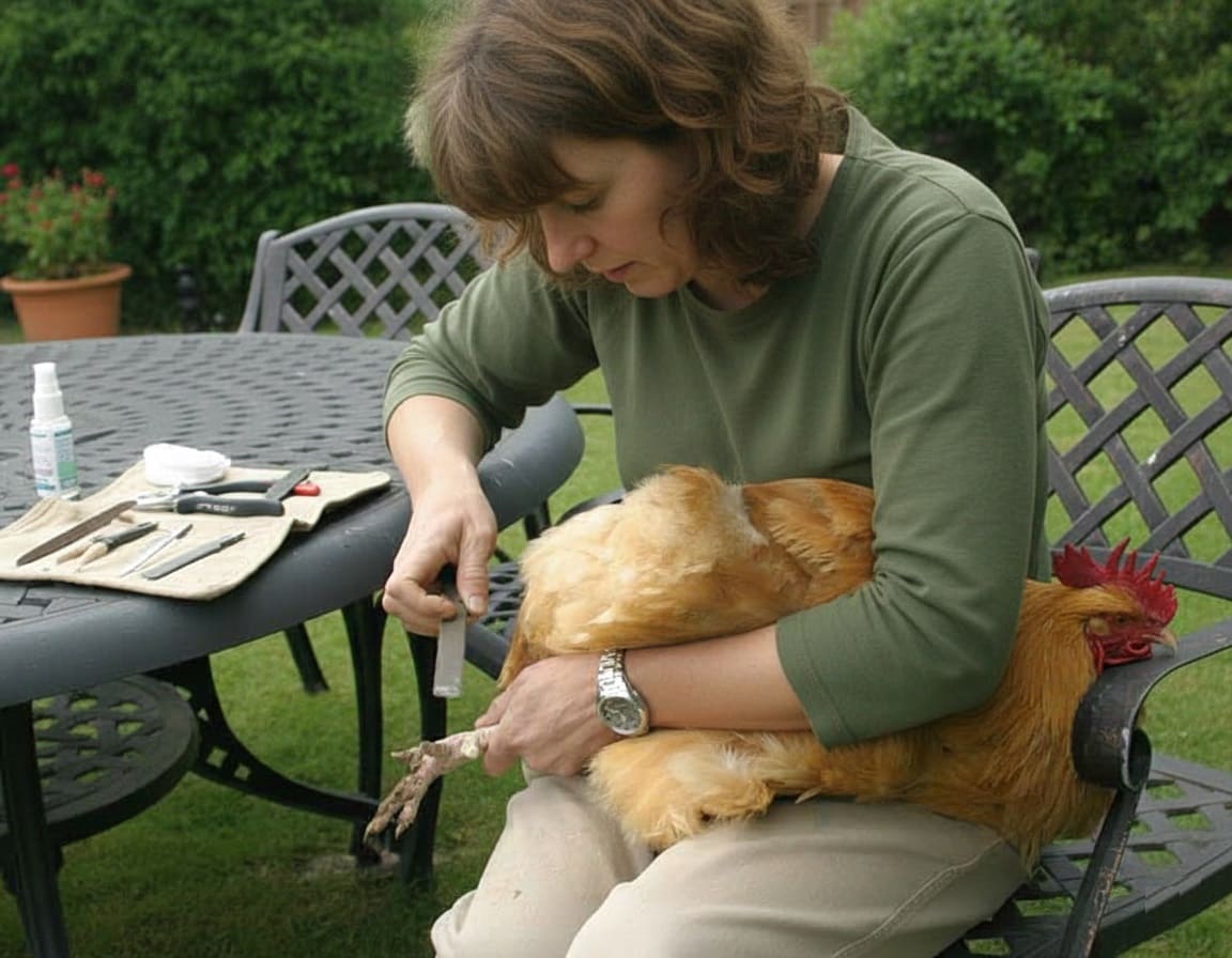 Filing Your Rooster's Spurs