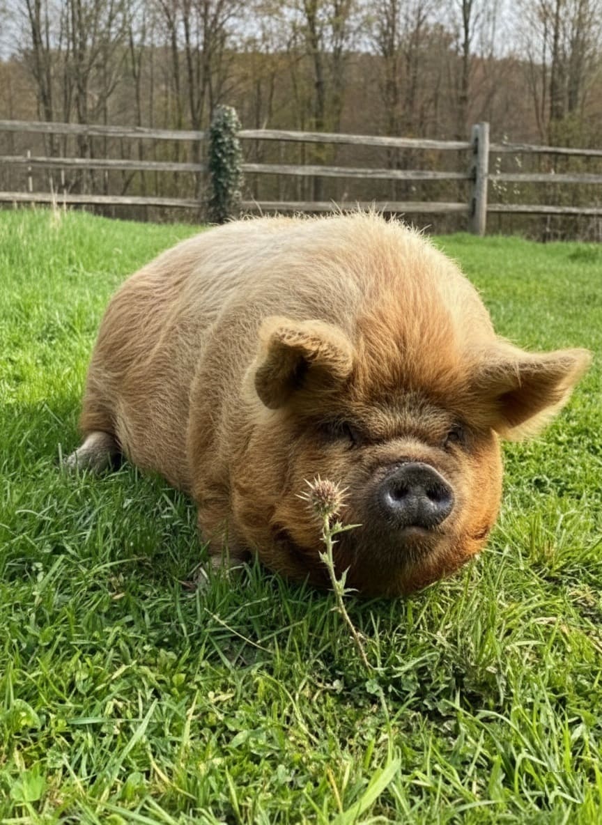 Overfed Kunekune