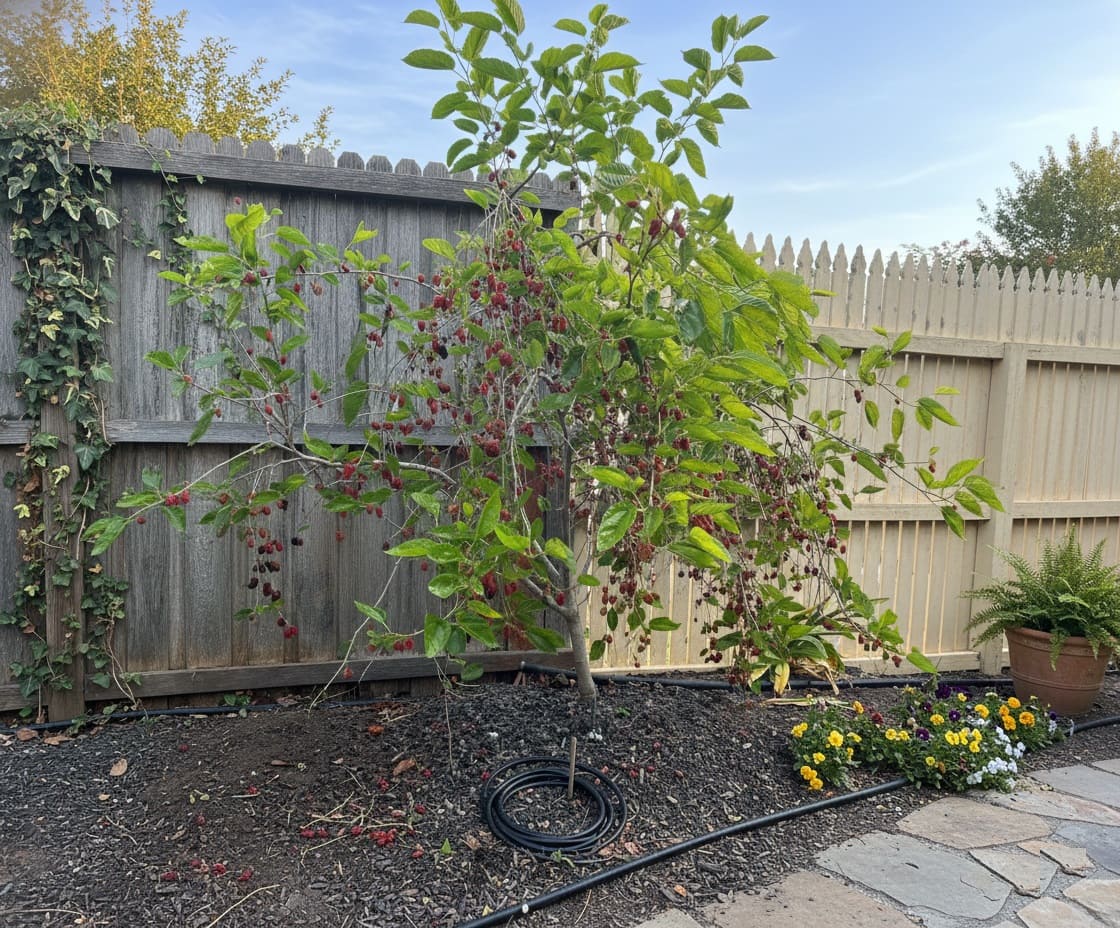 Planting mulberry tree