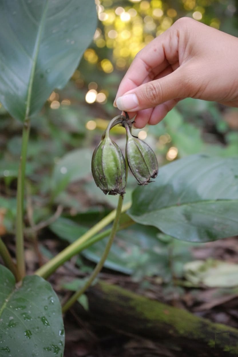 Tacca Chantrieri fruits