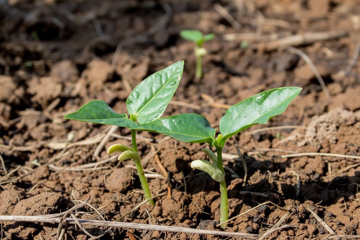 Yard Long Beans Seedlings