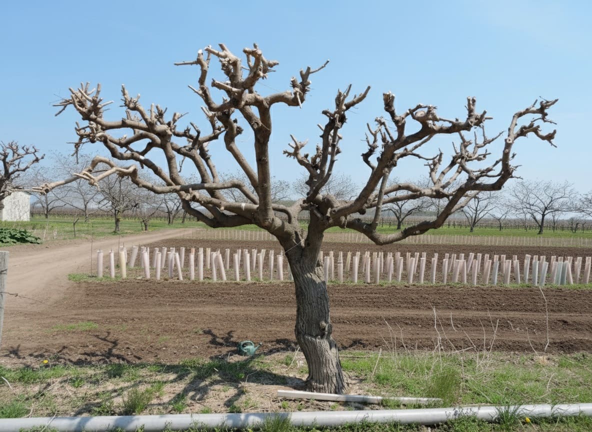 pruning mulberry tree for umbrella shape