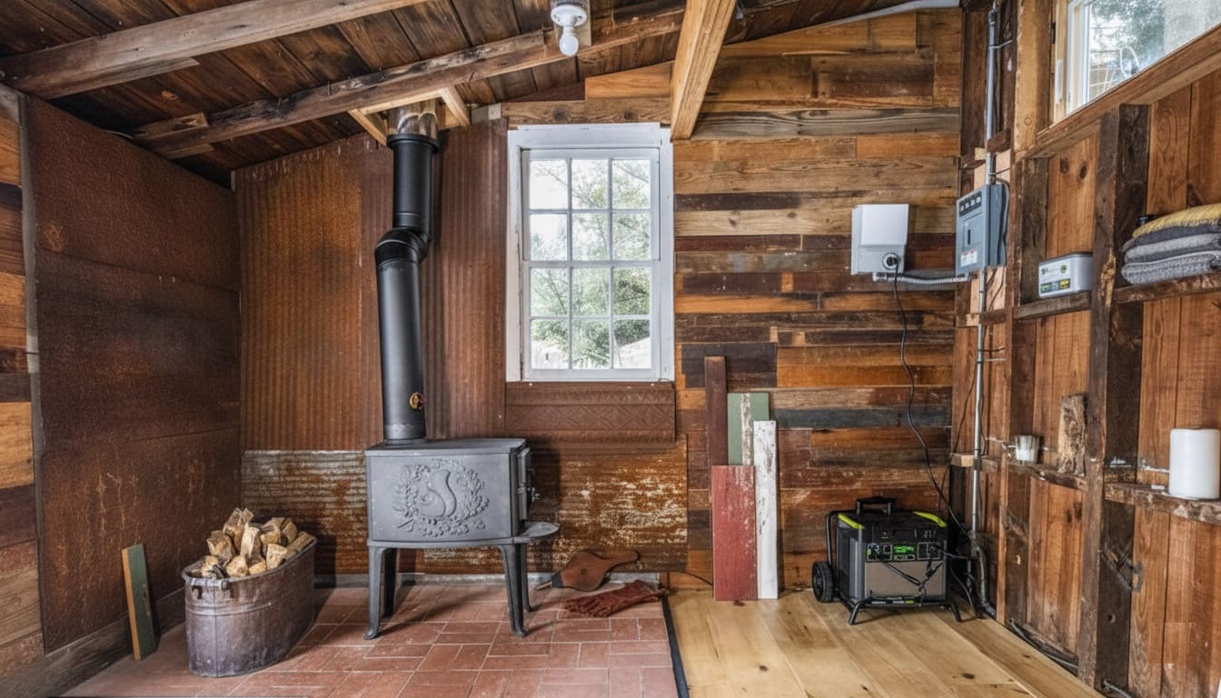 wood stove
