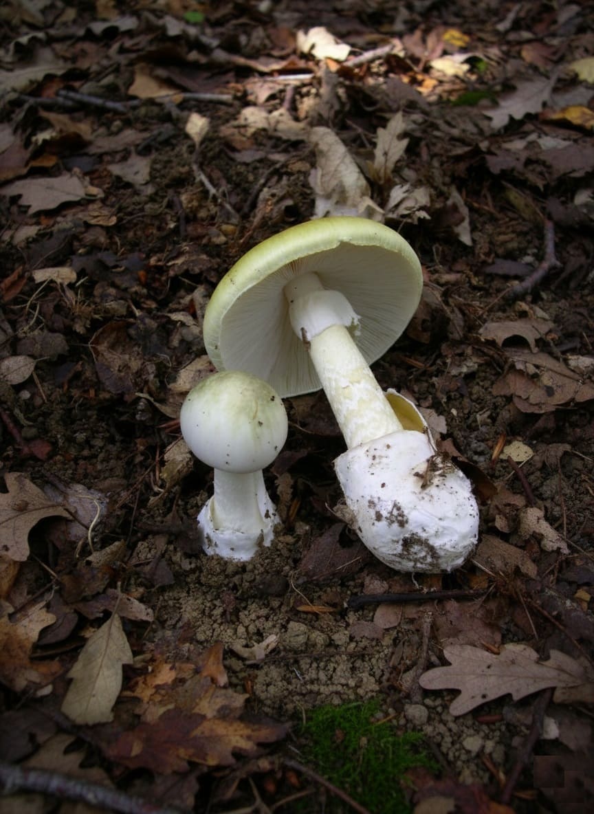 The Death Cap (Amanita phalloides)