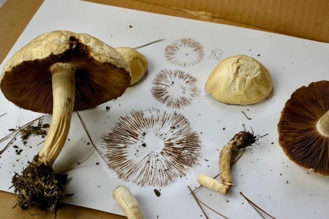 The spore print technique