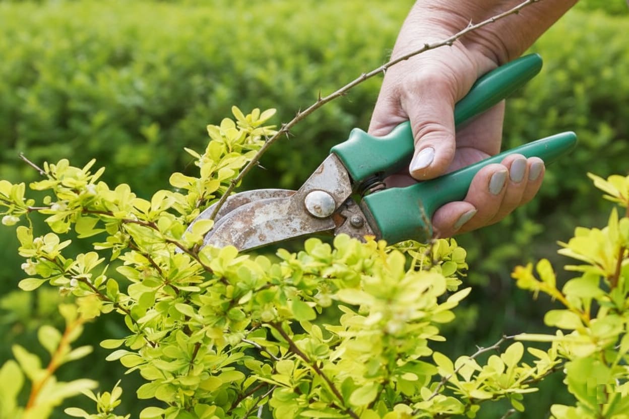Cutting Berberis