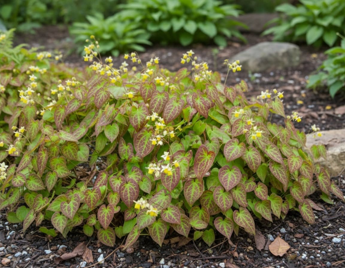 Epimedium x versicolor 'Sulphureum'