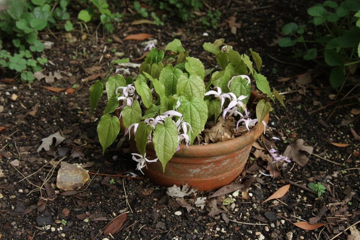 Epimediums adapt well to container culture