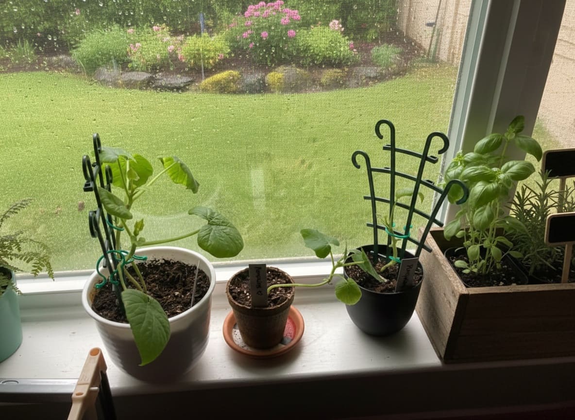 Hardening Off Pumpkin Seedlings