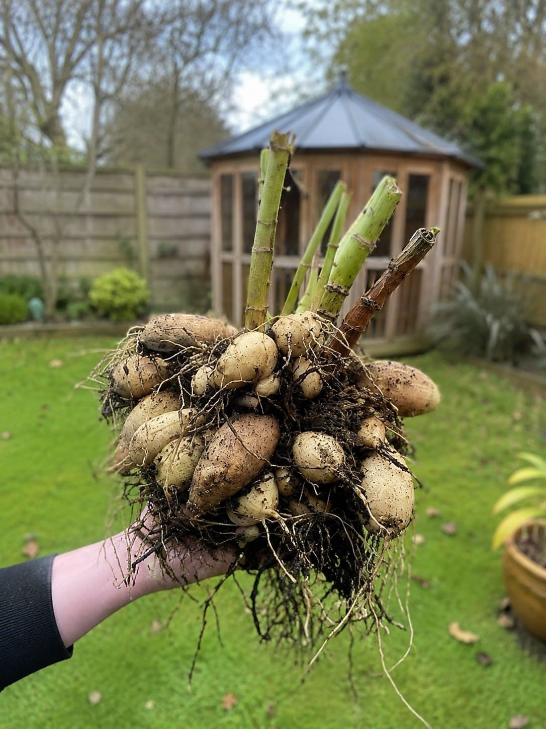 Dahlia tubers