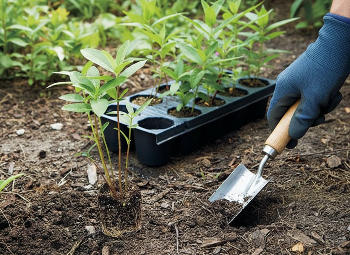 planting milkweed