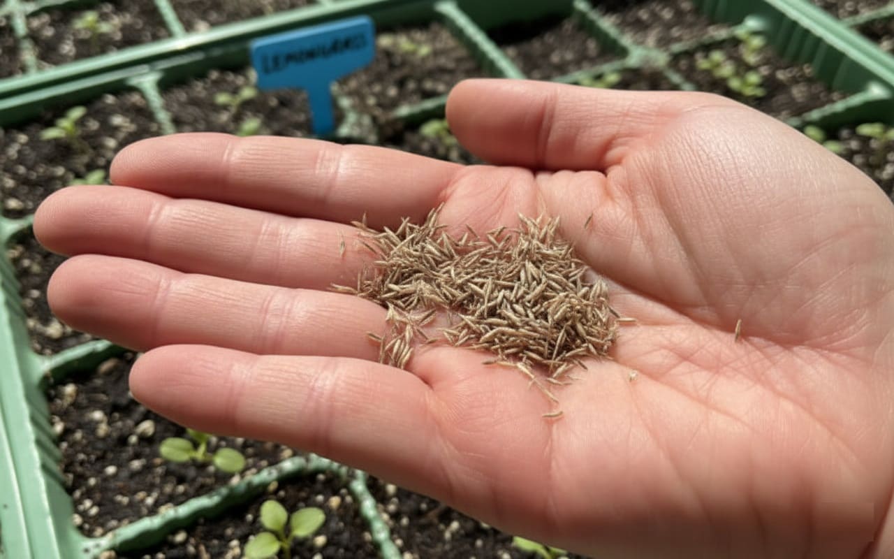 Growing lemongrass from seed