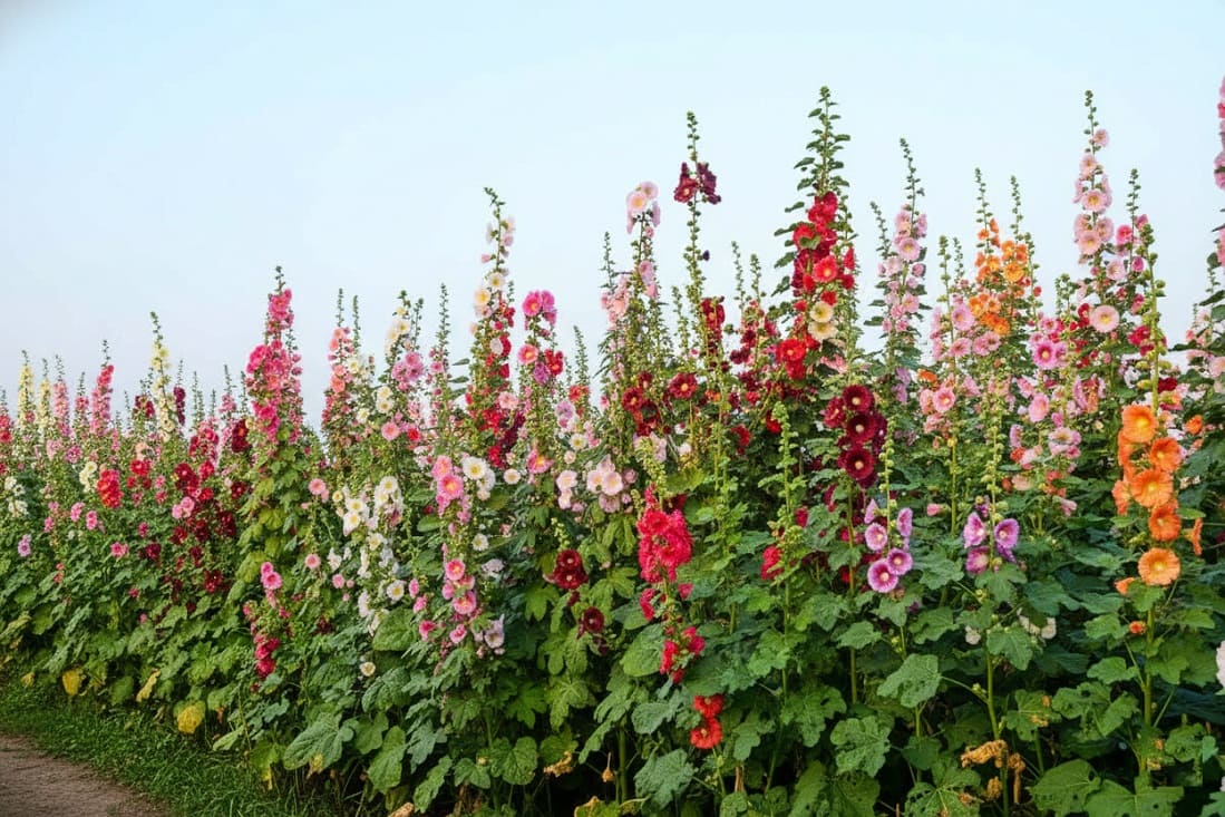 How to Grow Hollyhocks