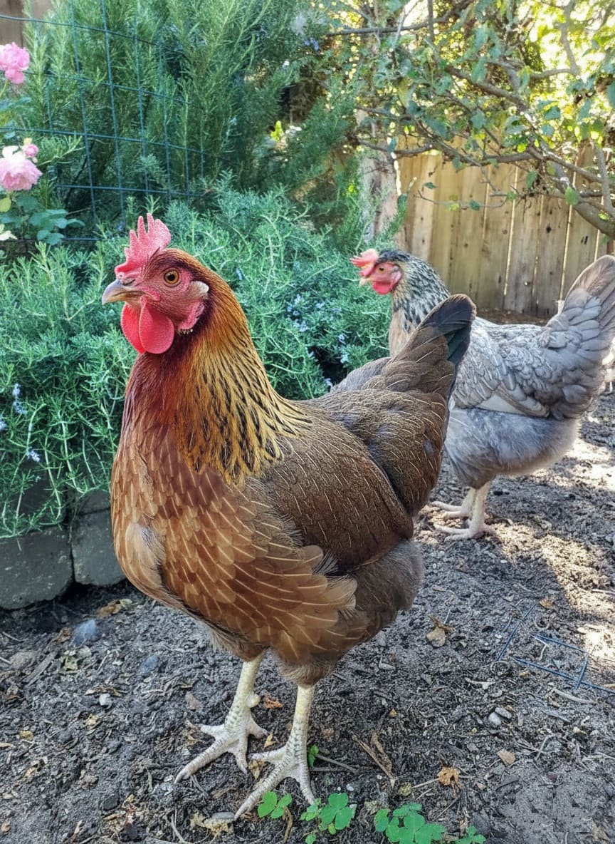 Chicken Feather Unfurling