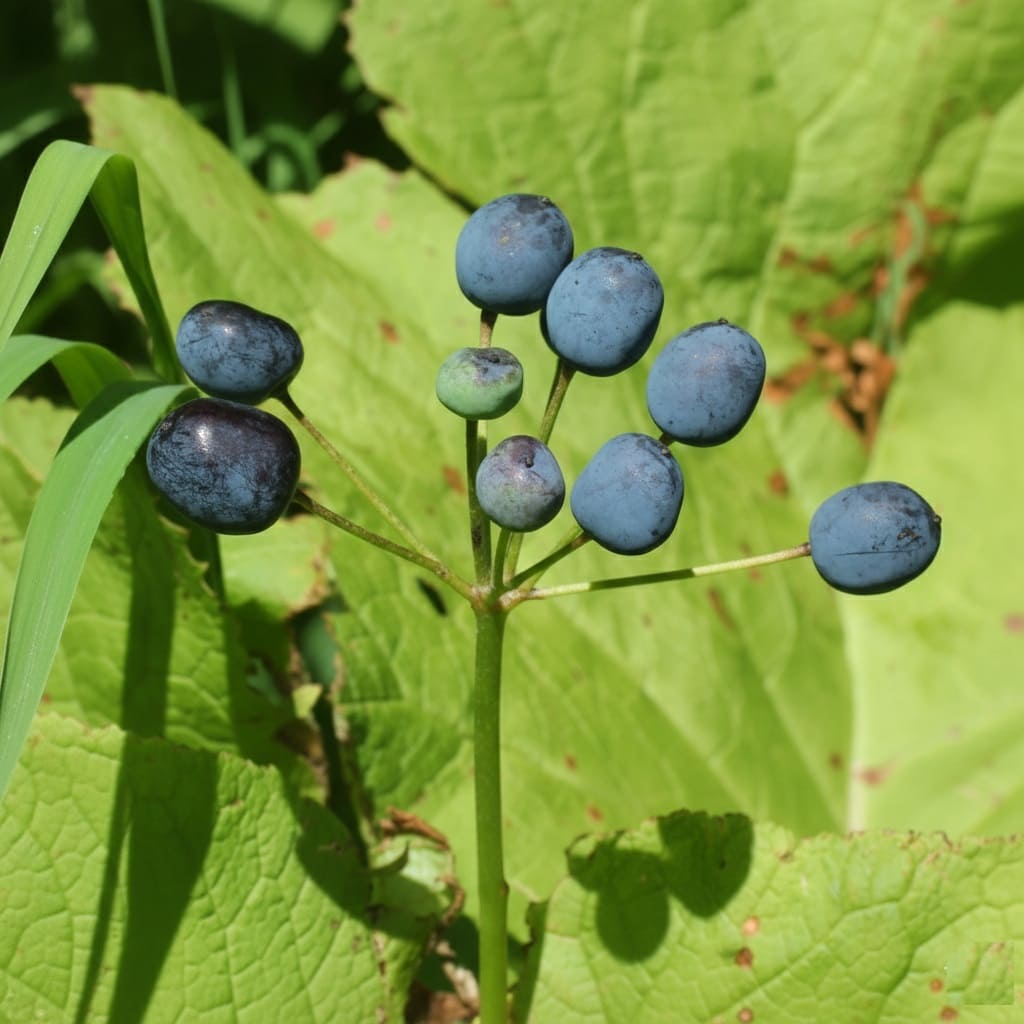 Diphylleia grayi berries