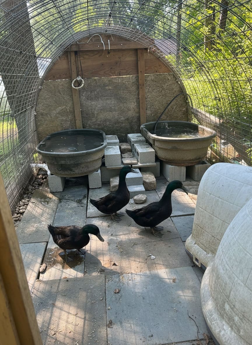 Duck Coop Nesting Area