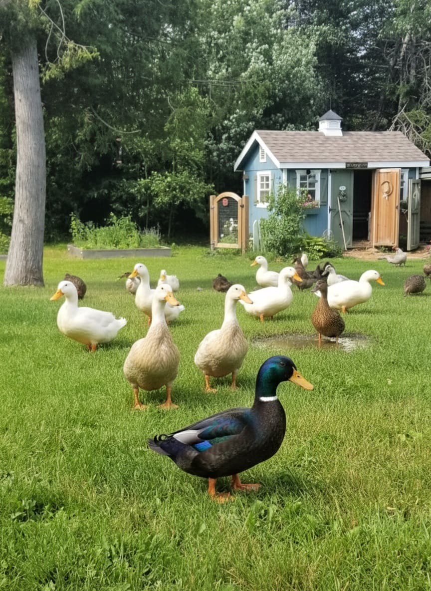 Free-Range ducks