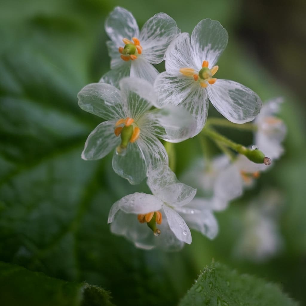 Transparent Skeleton Flowers